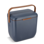 Glacière portable compacte anti-fuite pour boissons et snacks 8 L couleur bleu foncé