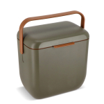 Glacière portable compacte anti-fuite pour boissons et snacks 8 L couleur vert militaire