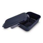 Lunch box spacieuse à fermeture sécurisée Sagaform couleur bleu foncé deuxième vue