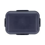 Lunch box spacieuse à fermeture sécurisée Sagaform couleur bleu foncé sixième vue