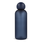 Bouteille mate anti-fuite avec bouchon rond et anse Sagaform 650 ml couleur bleu foncé troisième vue