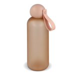 Bouteille mate anti-fuite avec bouchon rond et anse Sagaform 650 ml couleur rose pastel
