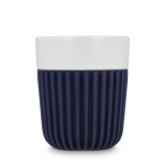 Tasse en porcelaine fabriquée en Europe avec housse isolante, 280 ml couleur bleu foncé deuxième vue
