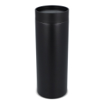 Gobelet isotherme en acier inoxydable avec couvercle anti-fuite 400 ml couleur noir