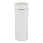 Gobelet isotherme en acier inoxydable avec couvercle anti-fuite 400 ml couleur blanc