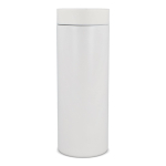 Gobelet isotherme en acier inoxydable avec couvercle anti-fuite 400 ml couleur blanc deuxième vue