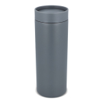 Gobelet isotherme en acier inoxydable avec couvercle anti-fuite 400 ml couleur gris