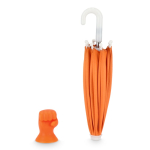 Support téléphone en forme de parapluie avec ventouse et protection couleur orange