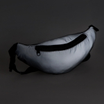 Sac banane en polyester résistant à l´eau avec une sangle ajustable couleur gris sixième vue