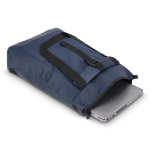 Sac à dos pour PC rembourré et résistant aux éclaboussures 15,6'' couleur bleu foncé septième vue