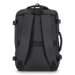 Sac à dos de voyage extensible et spacieux, compatible bagage cabine couleur noir troisième vue