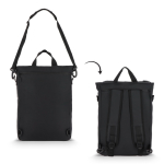 Sac à dos pour PC convertible en sac bandoulière 15,6'' couleur noir cinquième vue