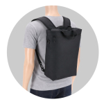 Sac à dos pour PC convertible en sac bandoulière 15,6'' couleur noir septième vue