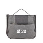 Trousse en plastique recyclé avec crochet intérieur pour suspendre vue principale