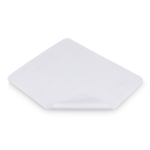 Chiffon en microfibre antidérapant pour lunettes et tapis de souris couleur blanc