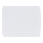 Chiffon en microfibre antidérapant pour lunettes et tapis de souris couleur blanc deuxième vue