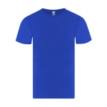 T-shirt adulte à manches courtes en coton avec col rond 150 g/m² couleur bleu première vue