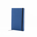 Carnet A5 en similicuir recyclé à couverture souple, pages blanches vue 2