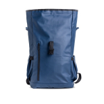 Sac à dos enroulable avec revêtement PU et poche ordinateur 15,6'' couleur bleu marine vue 3
