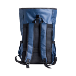 Sac à dos enroulable avec revêtement PU et poche ordinateur 15,6'' couleur bleu marine vue 4