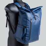 Sac à dos enroulable avec revêtement PU et poche ordinateur 15,6''