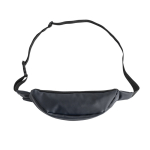 Sac banane résistant anti- éclaboussures et sangle réglable couleur noir vue 2
