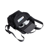 Sac à dos extensible « sous le siège » en similicuir pour PC 14'' Vue 1