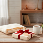 Sac à anses courtes en coton recyclé et plastique recyclé 140 g/m² vue d'ambiance