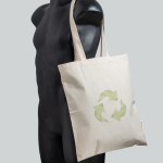 Tote bag en matériau écologique 140 g/m² avec longues anses