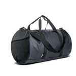 Sac de sport résistant avec revêtement en cuir synthétique couleur noir vue 2