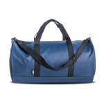 Sac de sport résistant avec revêtement en cuir synthétique couleur bleu marine
