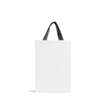 Sac en papier premium et mate avec anses en tissu résistantes 7 kg couleur blanc