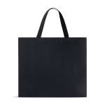 Sac en papier premium mat, soufflet et anses en tissu résistant 9 kg couleur noir vue 11