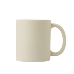 Tasse en céramique mate pour sublimation, intérieur brillant 325 ml couleur beige