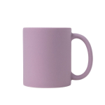 Tasse en céramique mate pour sublimation, intérieur brillant 325 ml couleur violet