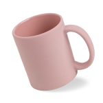 Tasse en céramique mate pour sublimation, intérieur brillant 325 ml couleur rose clair  vue 2