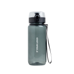 Gourde réutilisable 700 ml avec bouchon rabat et fermeture antifuite vue avec impression