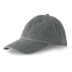 Casquette vintage non structurée à 6 panneaux en coton 250 g/m² couleur vert olive vue 2