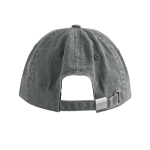 Casquette vintage non structurée à 6 panneaux en coton 250 g/m² couleur vert olive vue détaillée 2