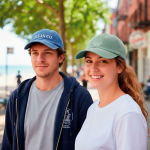 Casquette vintage non structurée à 6 panneaux en coton 250 g/m² Vue 1