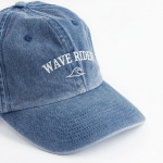 Casquette vintage non structurée à 6 panneaux en coton 250 g/m²