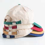 Casquette de sport bicolore structurée à 6 panneaux en coton 250 g/m² Vue 1