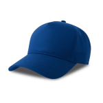 Casquette de baseball structurée à 5 panneaux avec fermeture velcro couleur bleu roi