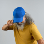 Casquette de baseball structurée à 5 panneaux avec fermeture velcro vue 4