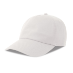 Casquette écologique souple à 5 panneaux avec visière ReTraze® couleur blanc