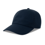 Casquette écologique souple à 5 panneaux avec visière ReTraze® couleur bleu marine