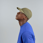 Casquette écologique souple à 5 panneaux avec visière ReTraze® Vue 1