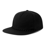 Casquette 5 panneaux non structurée et recyclée ReTraze® couleur noir vue 11