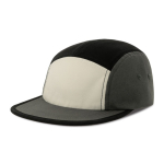 Casquette camper 5 panneaux non structurée et visière souple ReTraze® couleur gris foncé
