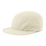 Casquette camper 5 panneaux non structurée et visière souple ReTraze® couleur blanc cassé